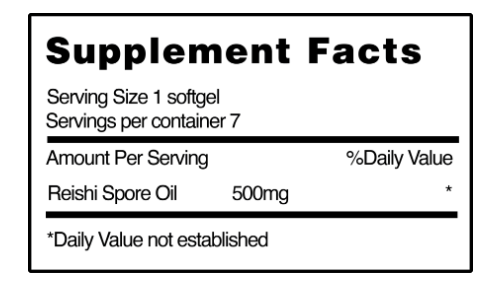 Aceite de esporas de reishi